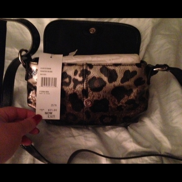 Nine West leopard cross body