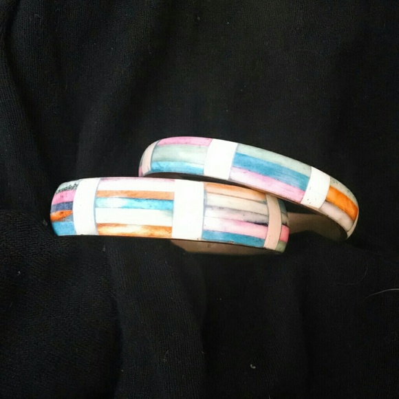 *gifted to buyer*two multicolor bangles
