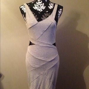 🔗Heather gray and black dress.🚨Read description.