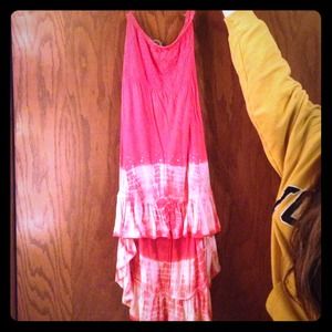 High low swim suit cover