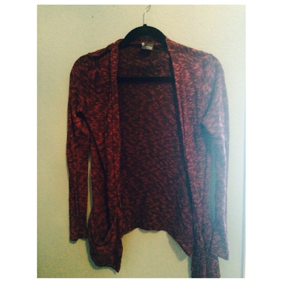 Burgundy cardigan