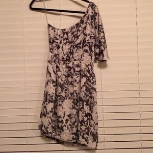 Flattering and silky off the shoulder dress