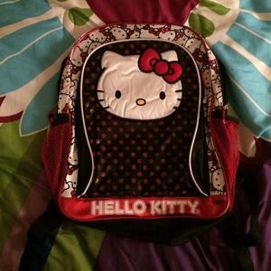 Hello kitty book bag.