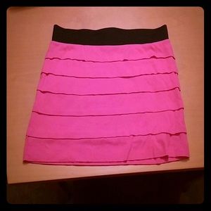 Pink skirt