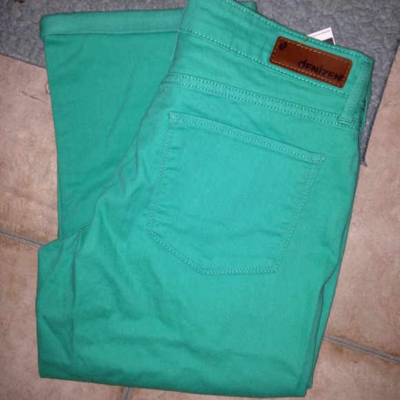 Mint colored capris