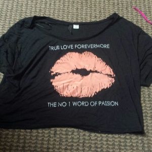 Hm off the shoulder crop top