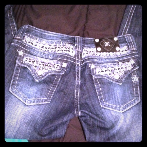 ⛔️REDUCED⛔️DarkWash Skinny MissMe Jeans👖