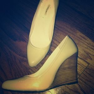 Maxstudio patent leather wedges