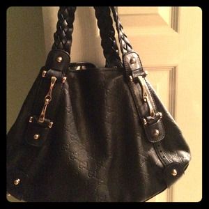Authentic Gucci Guccissima leather shoulder tote