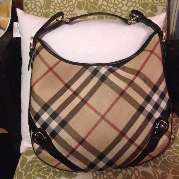 Authentic Burberry Hobo Satchel
