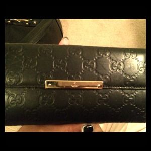 Gucci Pelham Black Leather Wallet