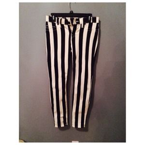 Striped jeans