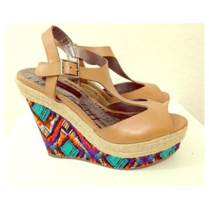 New Tribal Print Wedges