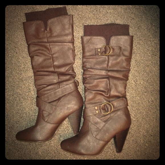 Brown boots