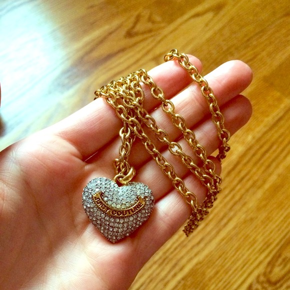 Juicy Couture long pavé necklace