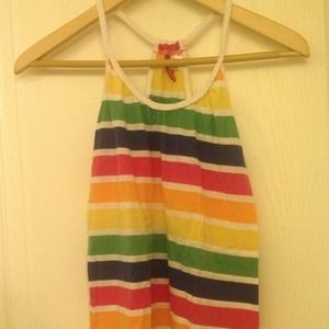 H&M rainbow stripe tank top