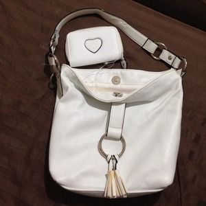 White purse