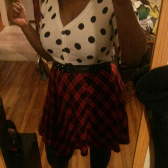 Plaid skirt