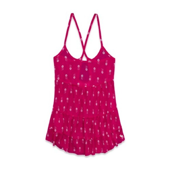 Pink floral Valerie Tank Top