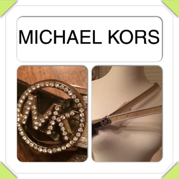 Michael Kors Accessories - 🔴FINAL PRICE🔴 Gold Snake Skin