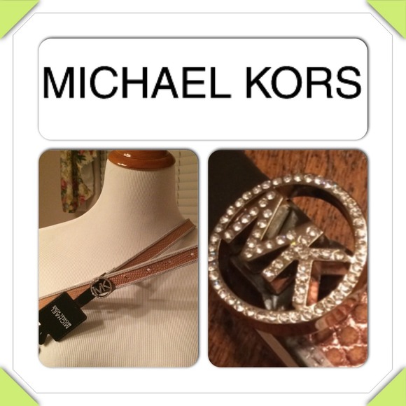 Michael Kors Accessories - 🔴FINAL PRICE🔴 🎀HP🎀 Copper Snake Skin