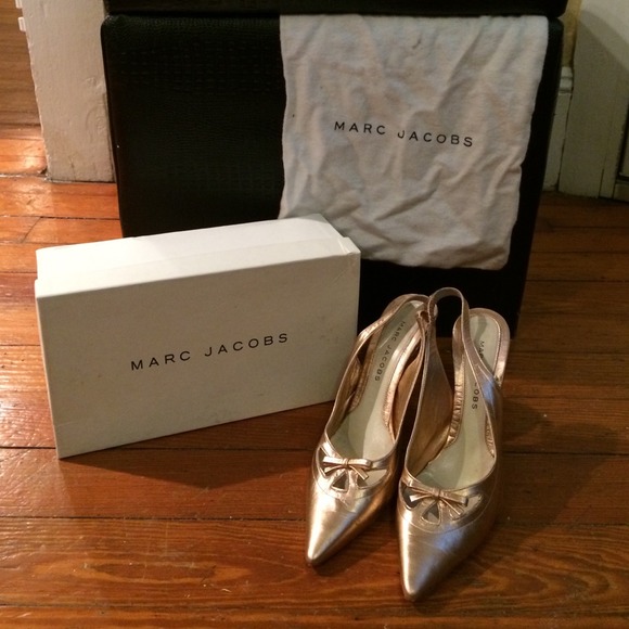 Marc Jacobs Rose Gold high heels