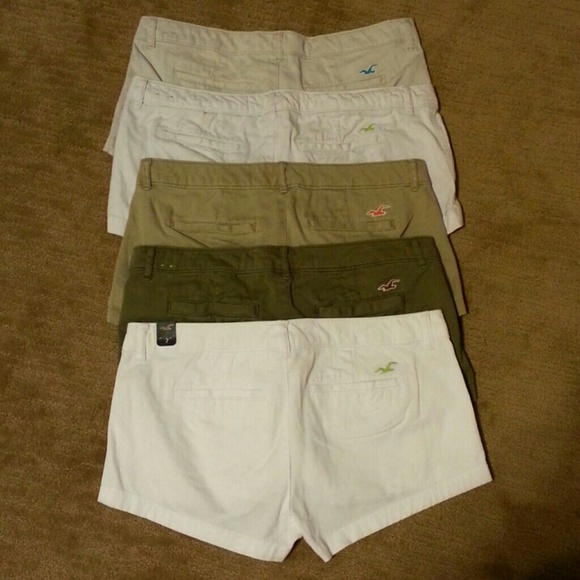 HOLLISTER shorts, 5 pair all same size. - Picture 1 of 3