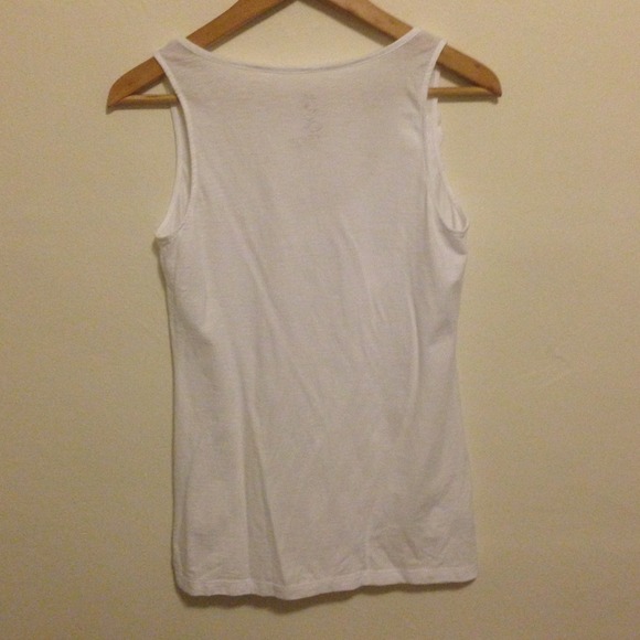 White Tank with Petal Detail by Tommy Bahama - XS - Picture 3 of 4