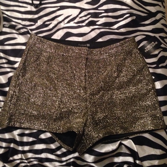 Gold shorts
