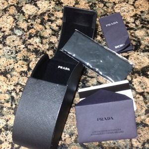 Authentic Prada Sunglass Case
