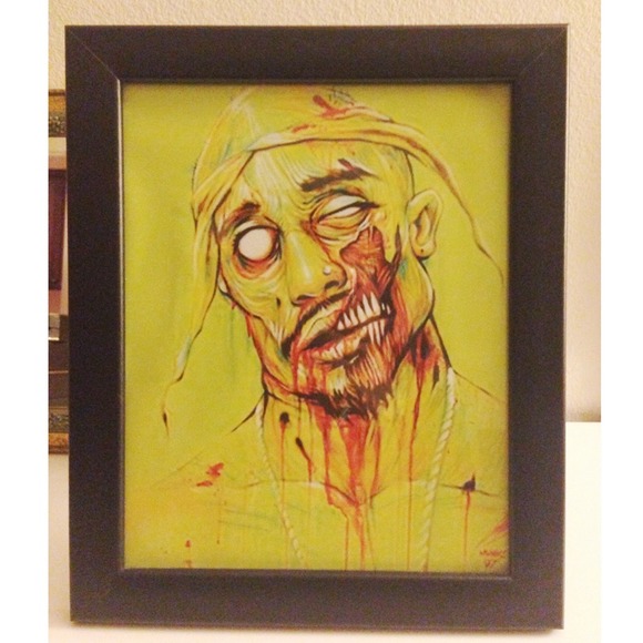 *BUNDLE** Zombie Tupac$BIGGIE Artwork (Framed)