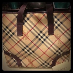 Authentic Burberry Tote Bag