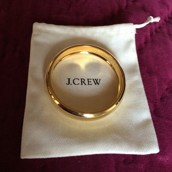 J Crew (retail) gold domed bangle bracelet