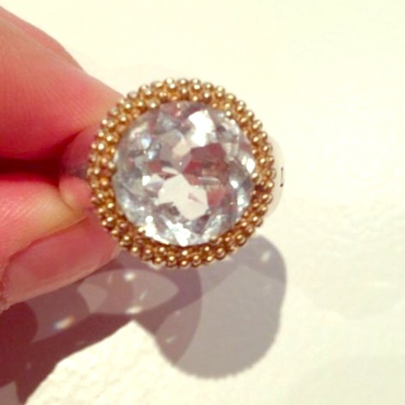 SOLD on eBay ⚡️Lagos white topaz silver/gold