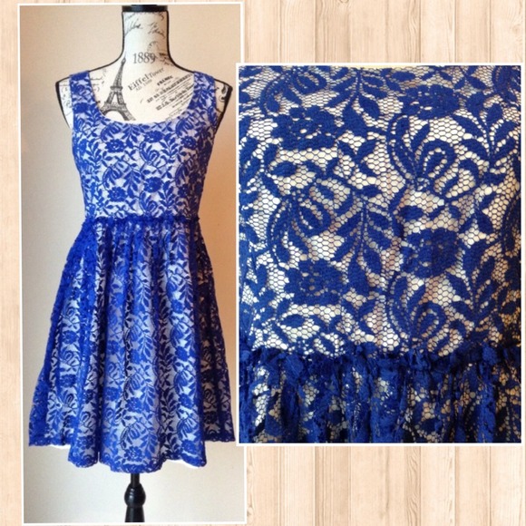 NWT ModCloth Blue Willow Heirloom Dress - Picture 2 of 3
