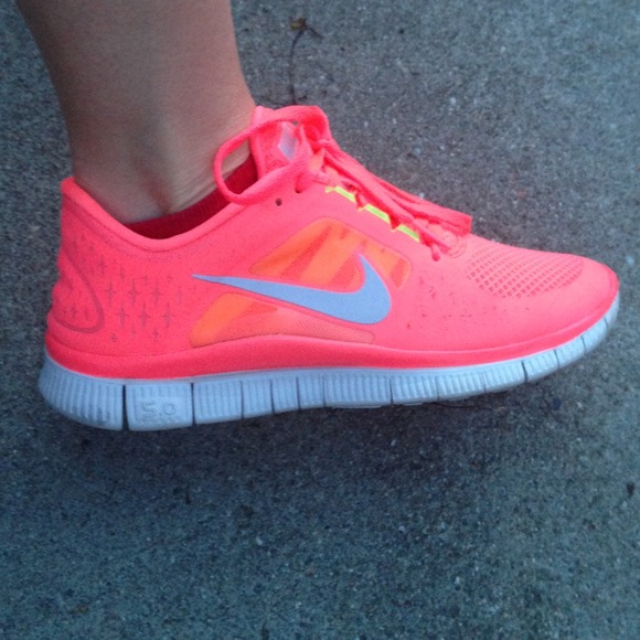 Hot pink nike free runs 5.0!