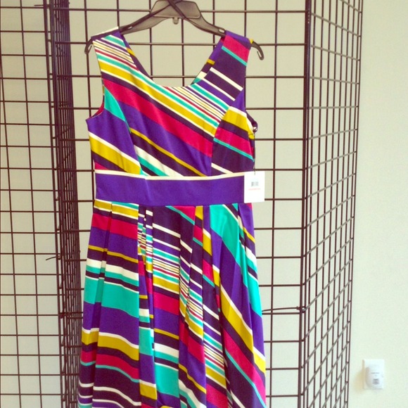 Calvin Klein Fit & Flare Dress - Picture 1 of 2