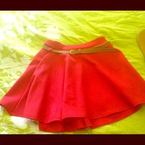 Red Skater Skirt!