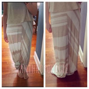 Anthropologie maxi skirt/dress