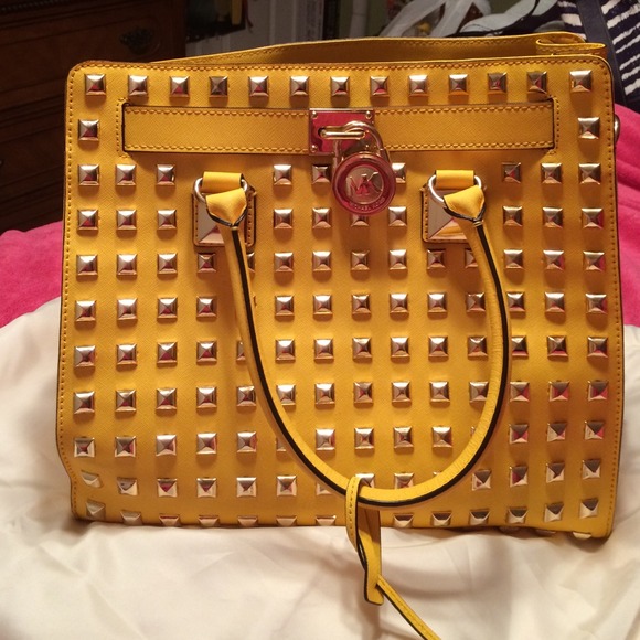 Authentic Michael Kors Studded Hamilton