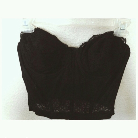 Black bustier
