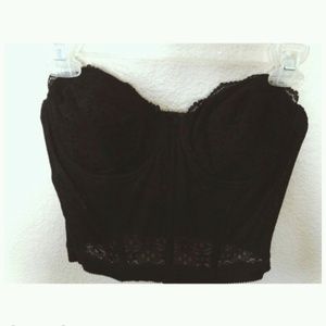 Black bustier