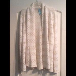 White and Gold Sweater