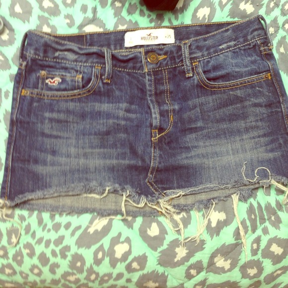 💥SOLD Denim Hollister skirt! Super cute