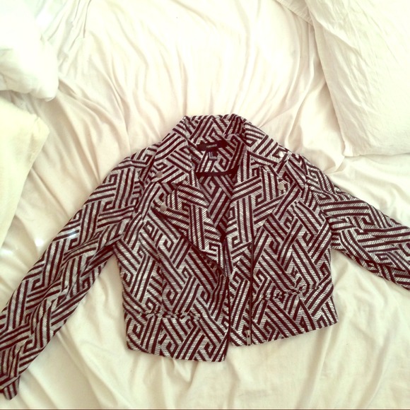 Forever 21 Cropped Moto Jacket