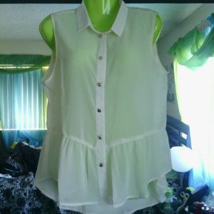 White Chiffon Blouse