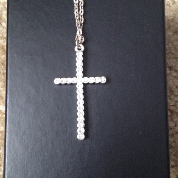 guess cross necklace!