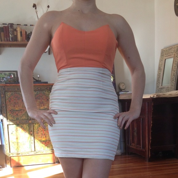 TRADED Strapless Dress
