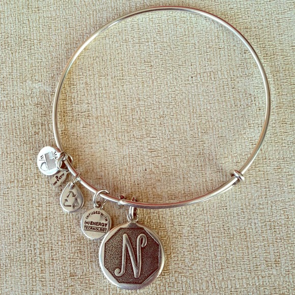 Alex and Ani "N" Charm Bracelet