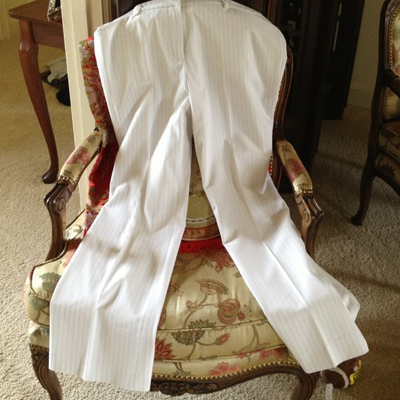 Doncaster white stripe pant